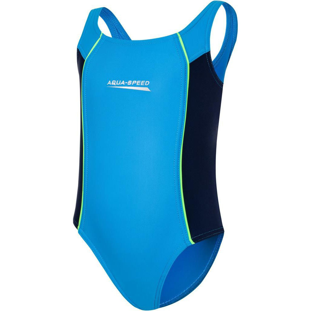 Aqua-Speed, Strój kąpielowy dziewczęcy, LUNA, niebieski, rozmiar 116