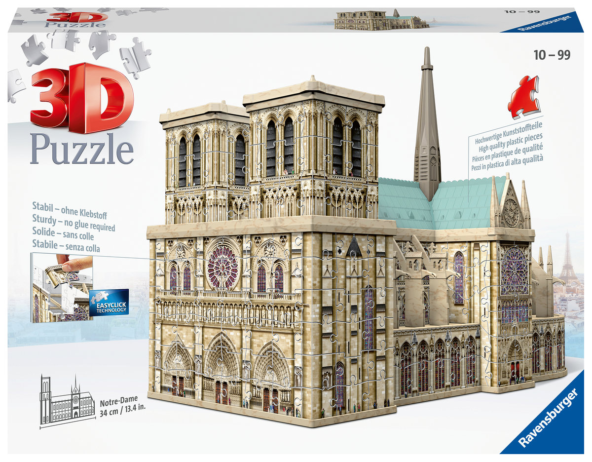 Ravensburger 12523 Notre Dame 3d puzzle