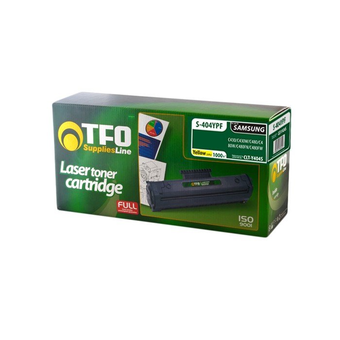 TelForceOne Toner TFO S-404YPF Samsung 404S CLTY404S Yellow 1000stron S-404YPF
