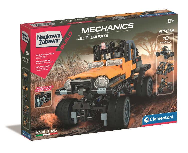CLEMENTONI Zestaw naukowy Laboratorium mechaniki Jeep Safari 50123