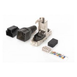 Wtyczka ekranowana RJ45 kat.6A do montażu Awg