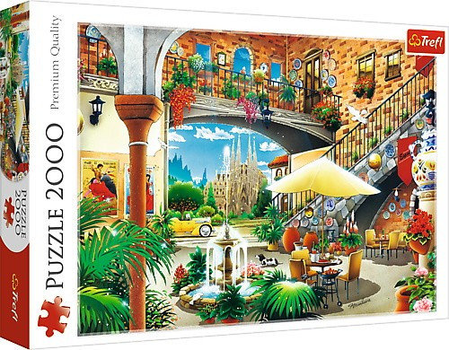 Trefl Puzzle 2000 Widok na Barcelonę