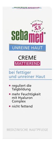 Sebamed krem matujący do zanieczyszczonej skóry, 2 sztuki w opakowaniu (2 x 50 ml)