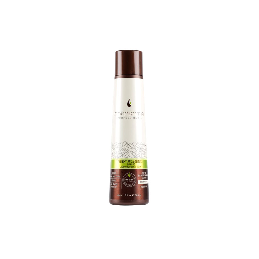 Macadamia Weightless Moisture Szampon nawilżający do włosów cienkich 300 ml