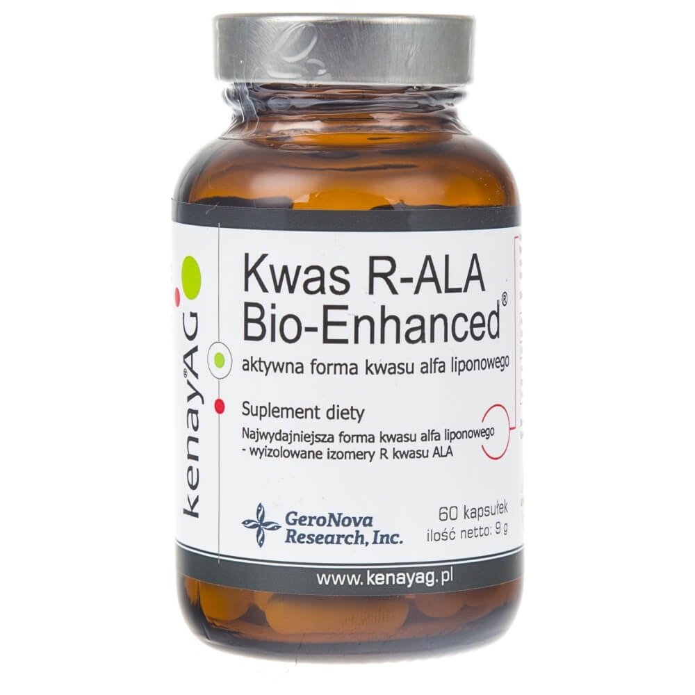 KENAY Kwas R-ALA Bio-Enhanced kwas alfa-liponowy x 60 kaps Kenay