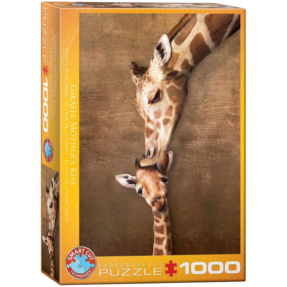 Puzzle 1000 el. Żyrafy pocałunek Eurographics