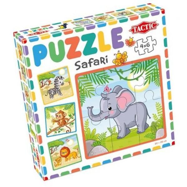 Tactic Moje pierwsze puzzle Safari 4x6el