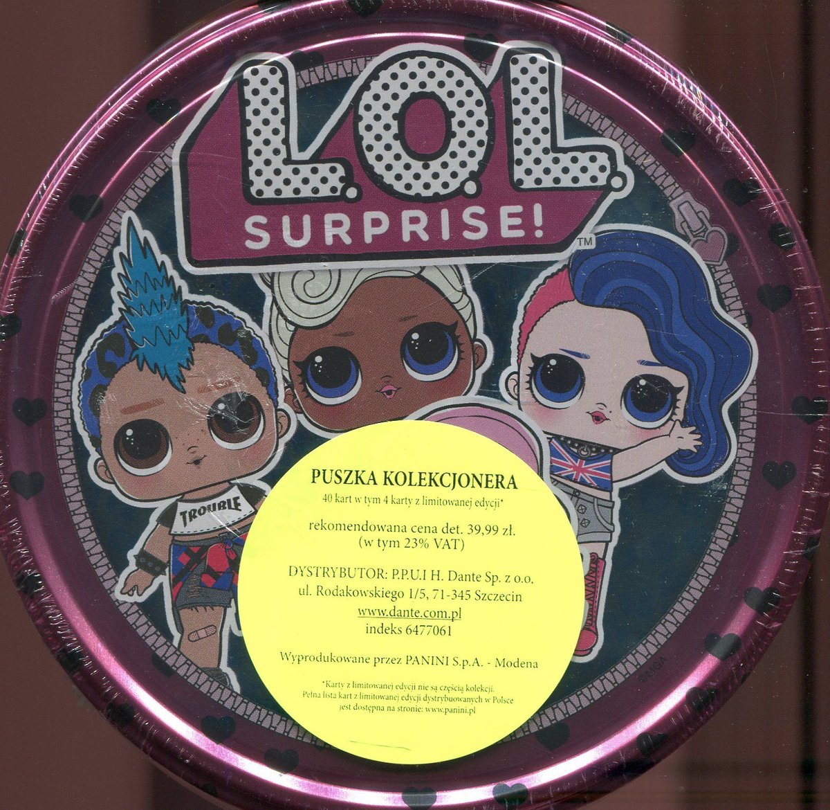 L.o.l Glamlife Surprise Puszka Karty 40+4 Panini