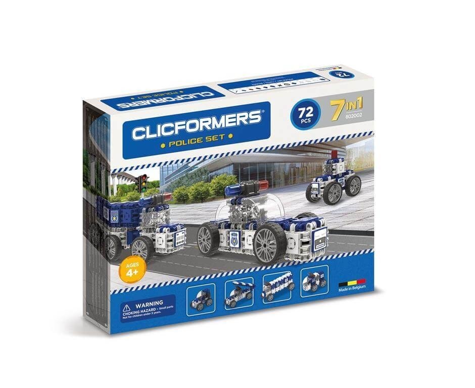 Clicstoys Klocki Clicformers Policja