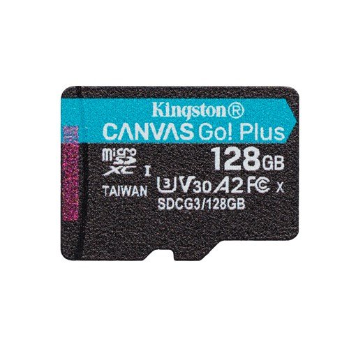KINGSTON Canvas Go Plus, microSD, 128 GB