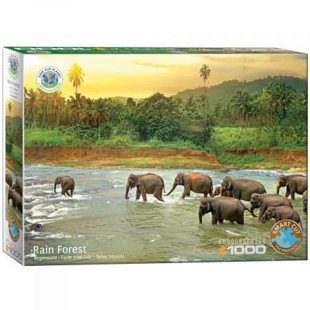 Eurographics Puzzle 1000 elementów. Save our Planet. Las deszczowy
