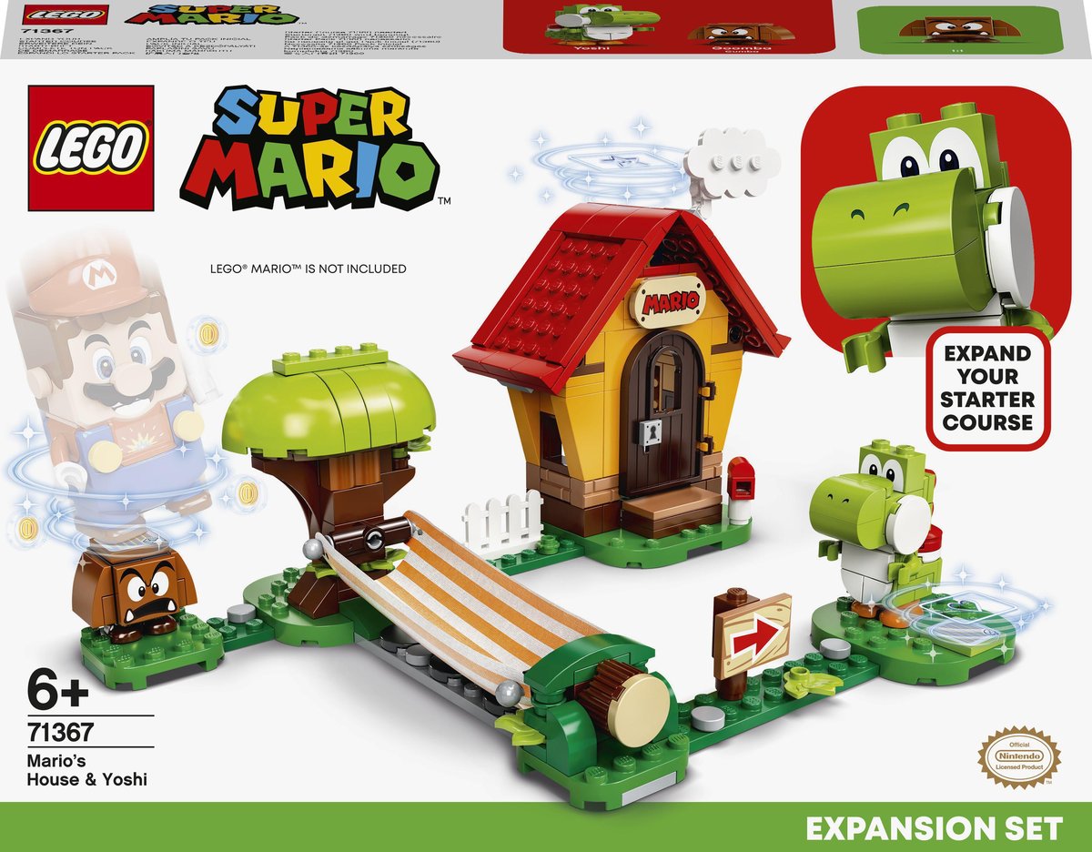 LEGO Super Mario Yoshi i dom Mario zestaw rozszerzony 71367