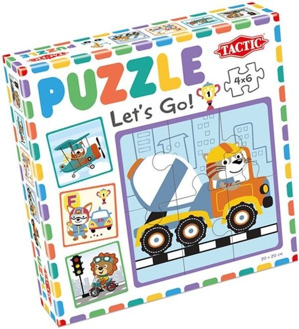Tactic Moje pierwsze puzzle Ruszajmy w drogę! 4x6el