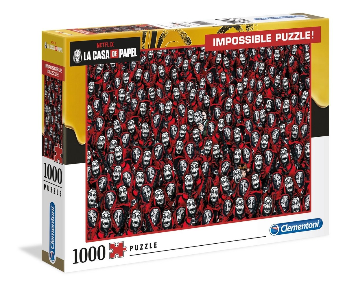 Dom z papieru, puzzle