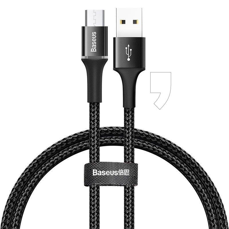 Baseus Baseus Kabel Baseus Halo CAMGH-A01 (USB - Micro USB ; 0,50m; kolor czarny) 2_246629