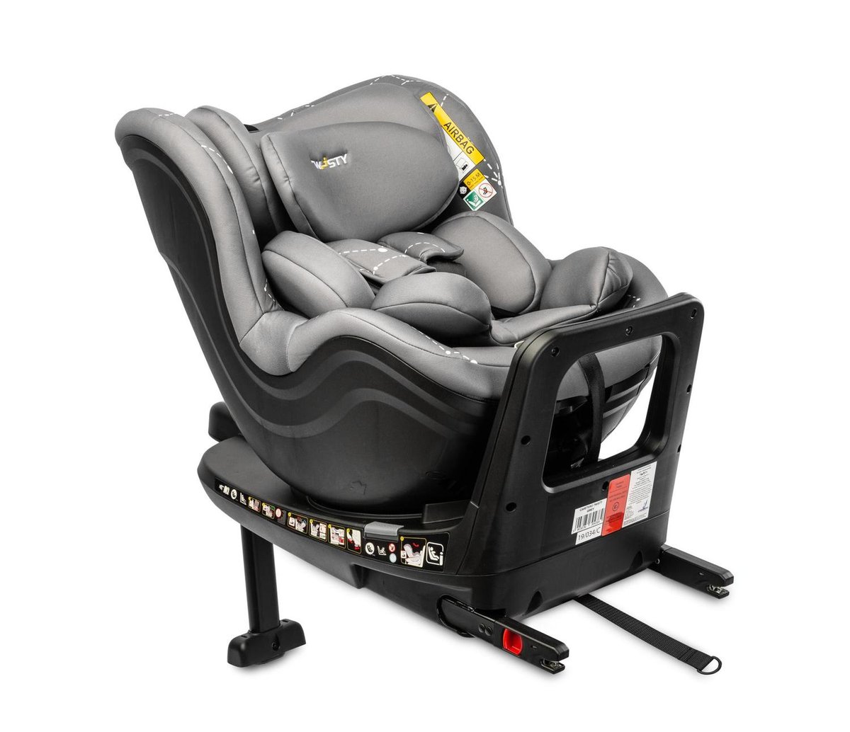 Caretero Twisty Isofix 0-18 kg Grey