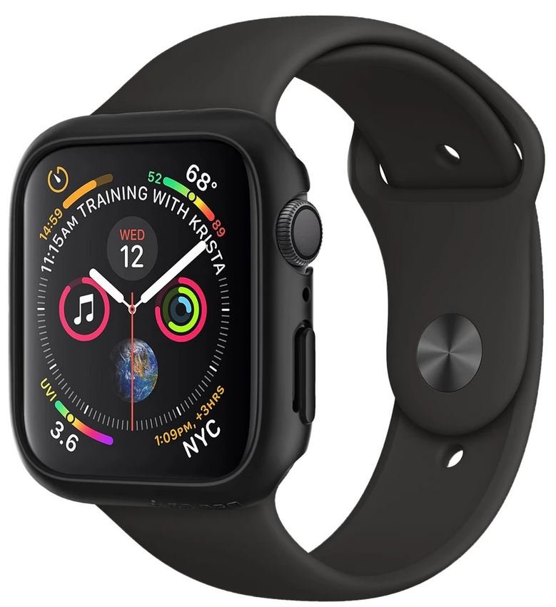 SPIGEN SPIGEN Etui SPIGEN Thin Fit do Apple Watch 44 mm) Czarny