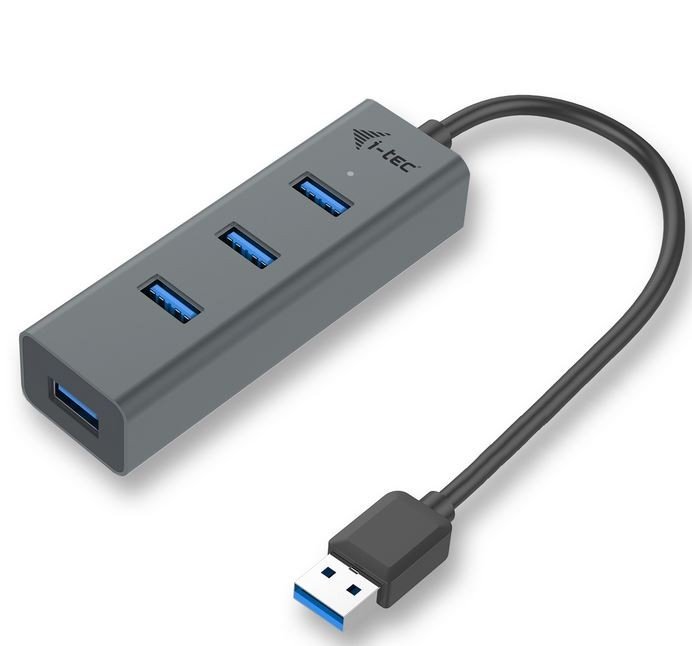i-Tec USB 3.0 Metal 4-portowy pasywny HUB USB, 4x port USB 3.0 1_616345