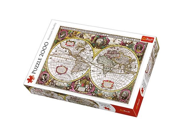 Trefl Puzzle 2000 elementów Mapa Ziemi