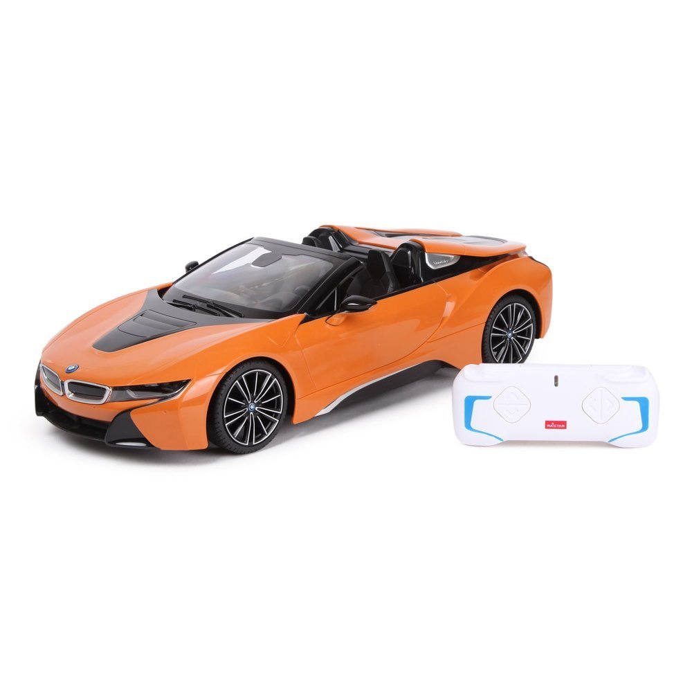 Rastar Auto R/C BMW i8 Roadster 1:14 Pomarańczowy 4674