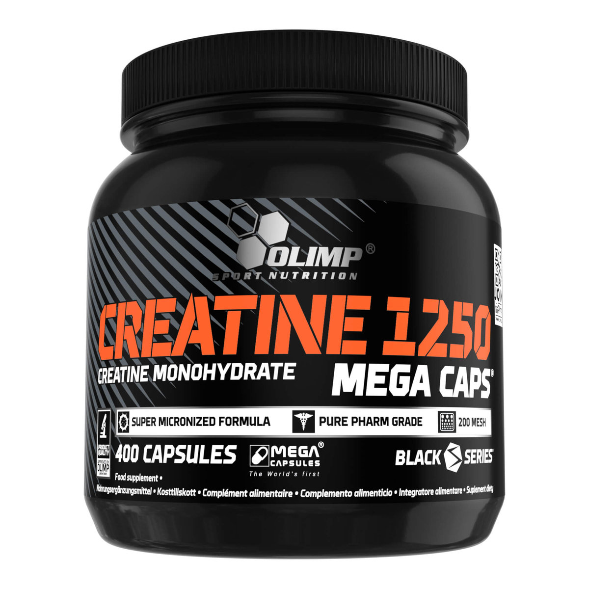 Olimp Olimp Creatine Mega Caps 1250 kreatyna 400 kapsułek