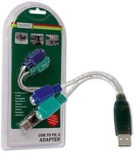 Digitus Adapter USB - 2x PS2 (klawiatura + mysz) DA-70118