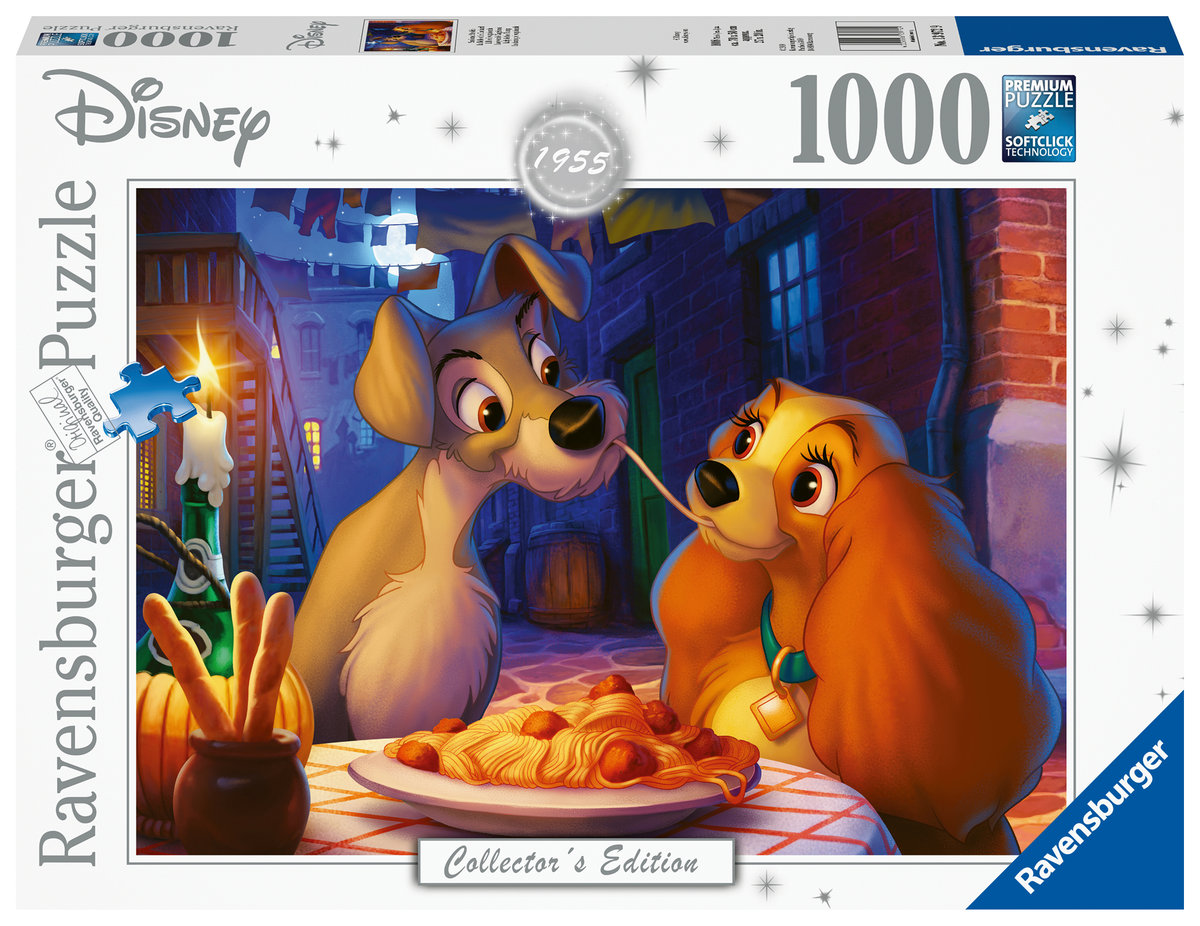 Ravensburger Puzzle 1000 elementów Zakochany Kundel