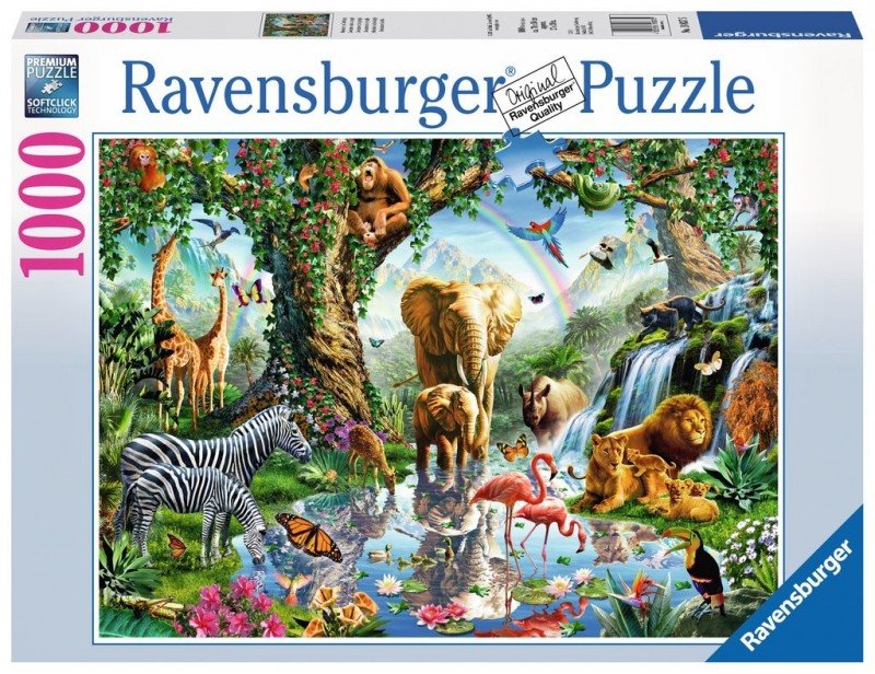 Ravensburger 19837 - przygoda w dżungli - 1000 części