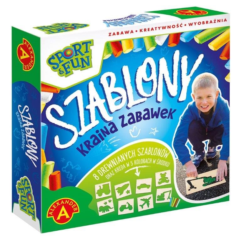 Alexander Sport & Fun Szablony drewniane kraina zabawek
