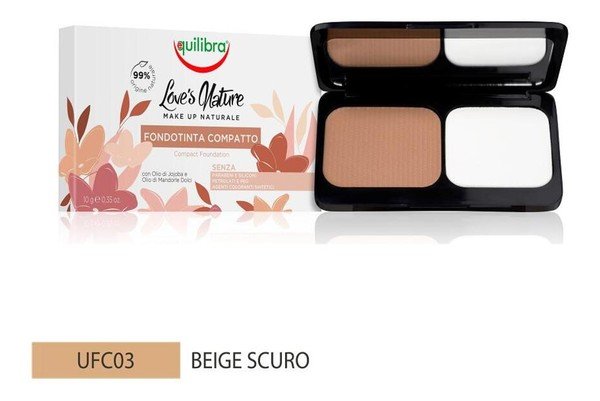 EQUILIBRA Equilibra Podkład W Kompakcie Beige Scuro 10g