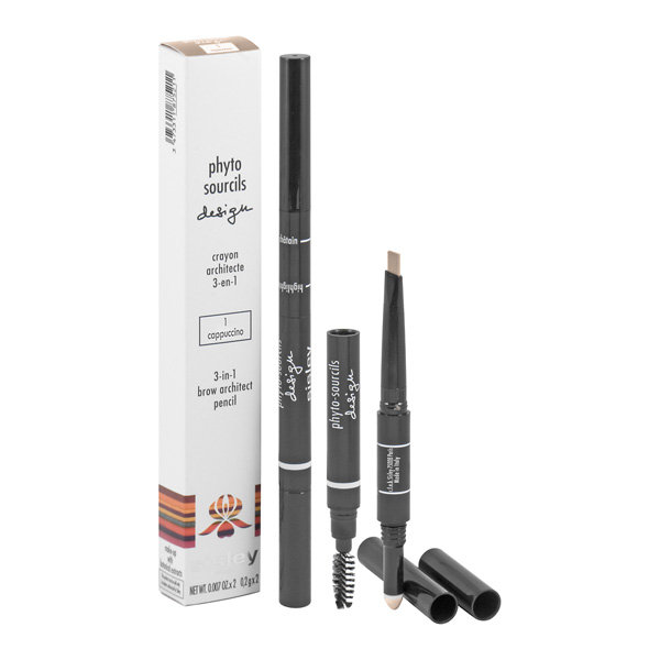 Sisley Phyto-Sourcils Design kredka do brwi 3 w 1 odcień 1 Cappuccino 2 x 0,2 g