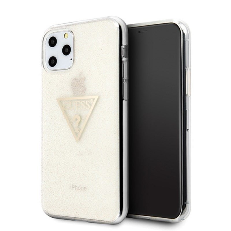 Guess Obudowa dla telefonów komórkowych Solid Glitter pro Apple iPhone 11 Pro GUHCN58SGTLGO Złoty