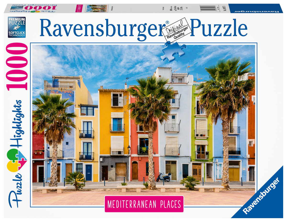 Фото - Пазли й мозаїки Ravensburger Puzzle 2D 1000 Środziemnomorska Hiszpania 14977  