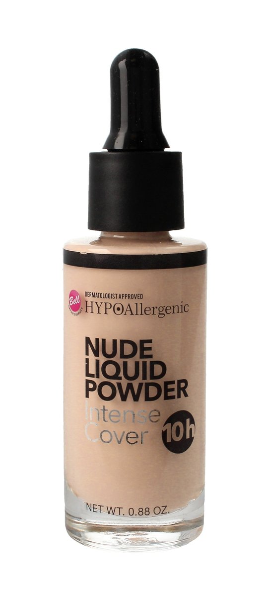 Bell Bell Hypoallergenic Puder w płynie Nude Liquid Powder NR01 Porcelain 25g