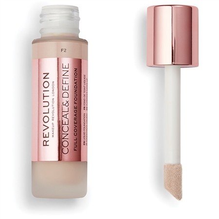 Revolution MAKE UP Makeup Conceal & Define Foundation Podkład kryjący F2 23ml SO_111490