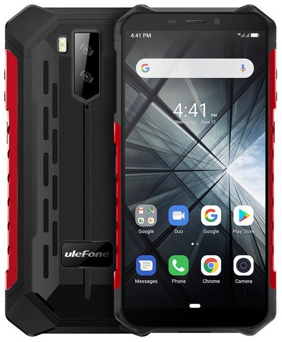 Ulefone Armor X3 32GB Dual Sim Czarno-czerwony