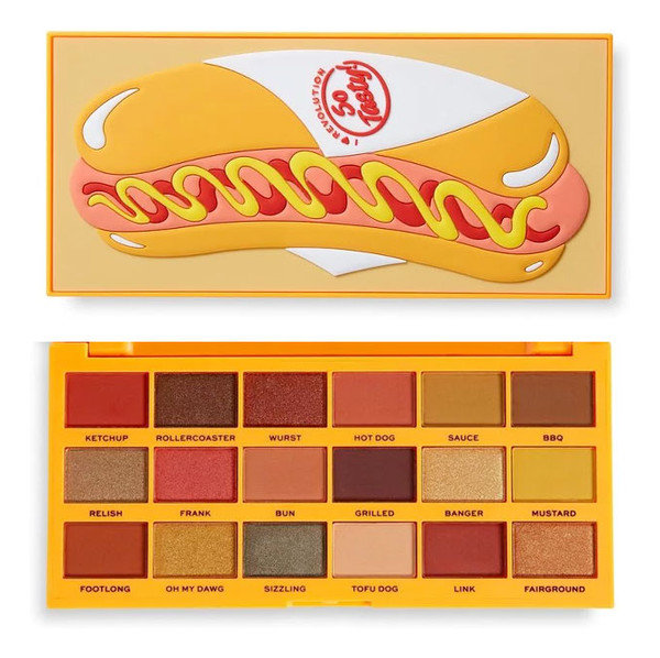 REVOLUTION MAKE UP IHR*Cień 18 Tasty Hot Dog Palette& 730071