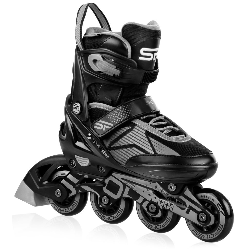 Spokey Rolki Regulowane Speed ABEC-9 Alu 33-36