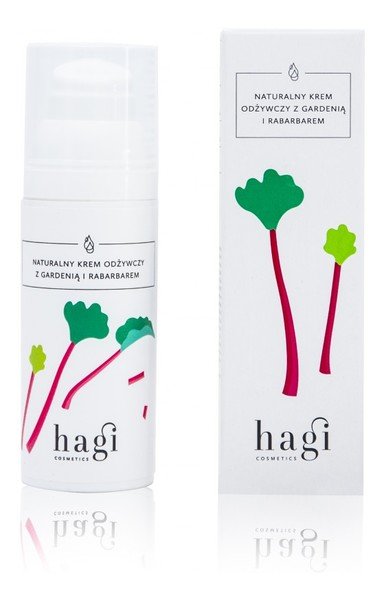 hagi Naturalny Krem Odżywczy z Gardenią i Rabarbarem 50ml Hagi