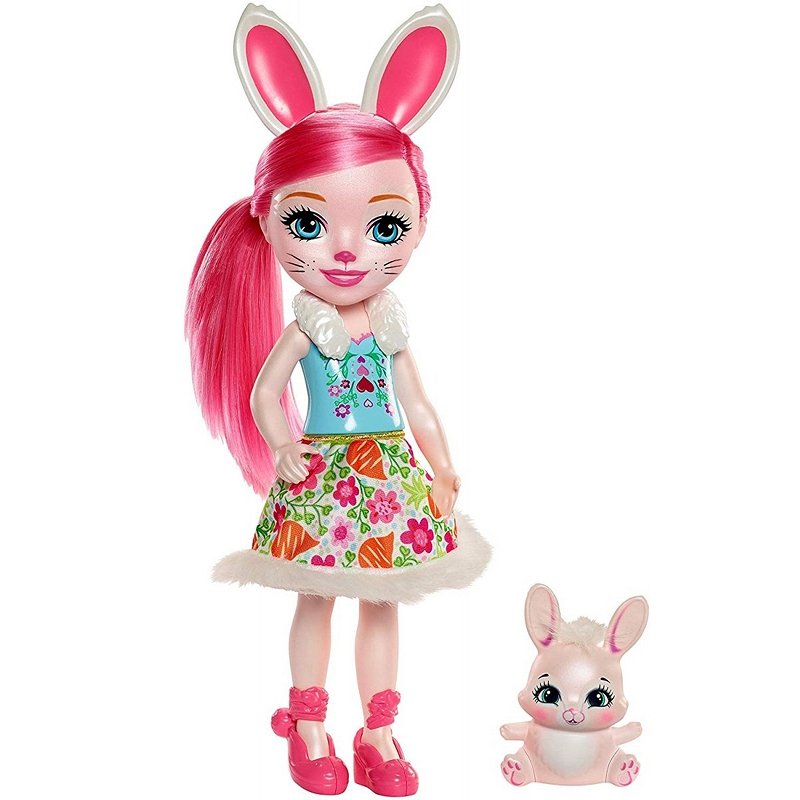 Enchantimals Anchantimals Bree Bunny 30 cm Doll with Twist Bunny lalka