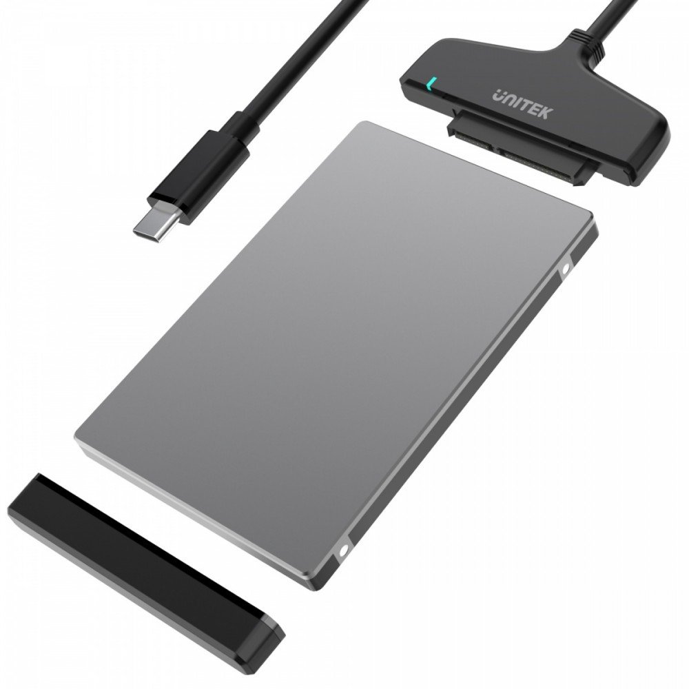 Unitek Adapter USB 3.1 TYP-C do SATA III 6G, 2,5 HDD/SSD; Y-1096A Y-1096A