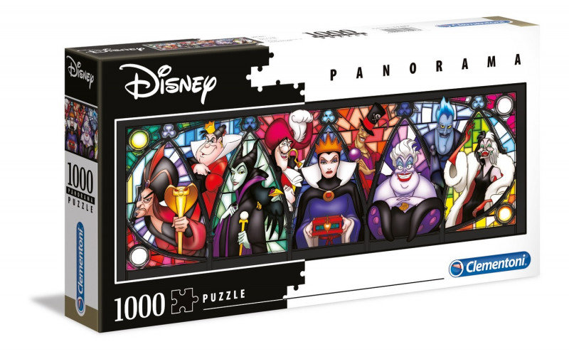 Clementoni Puzzle 1000 Panorama Collection Villains