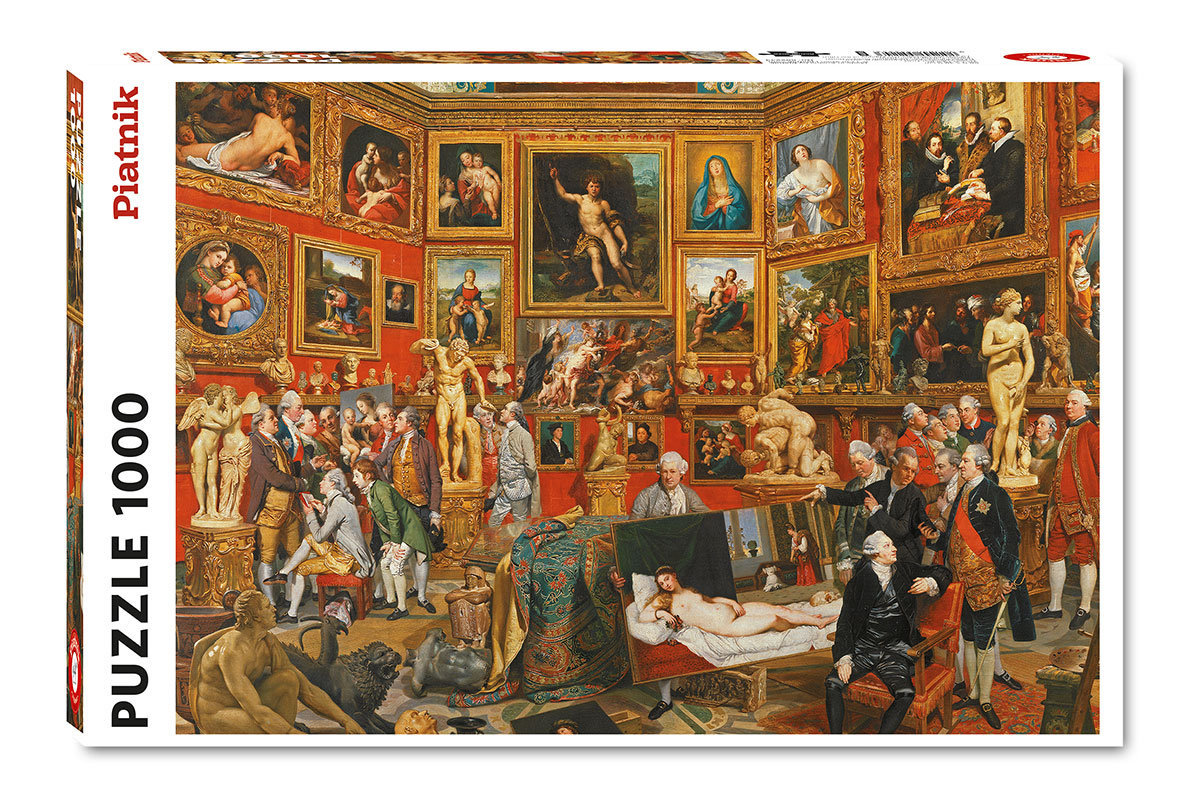 Piatnik Puzzle 1000 Zoffany Trybunał Galerii Uffizich