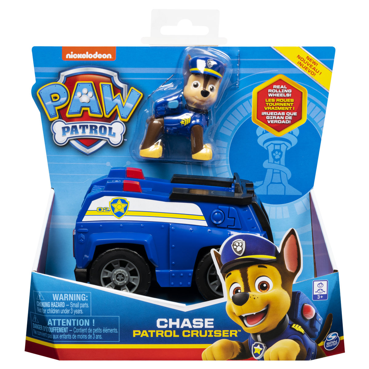 Psi Patrol, pojazd podstawowy z figurką Chase