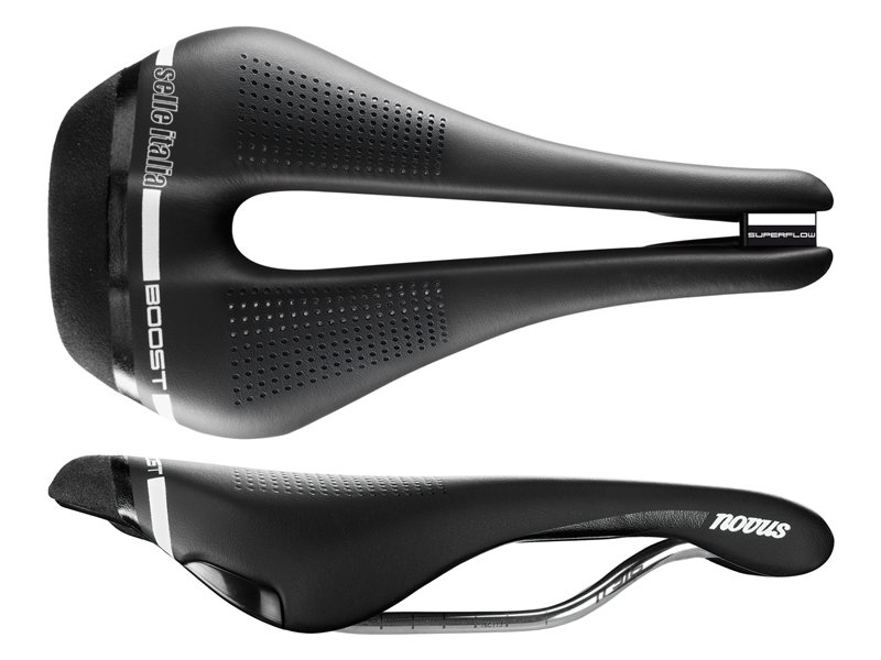 Selle ITALIA Siodło ITALIA NOVUS BOOST SUPERFLOW, rozm L, czarne A-SIT-080A802IKC002
