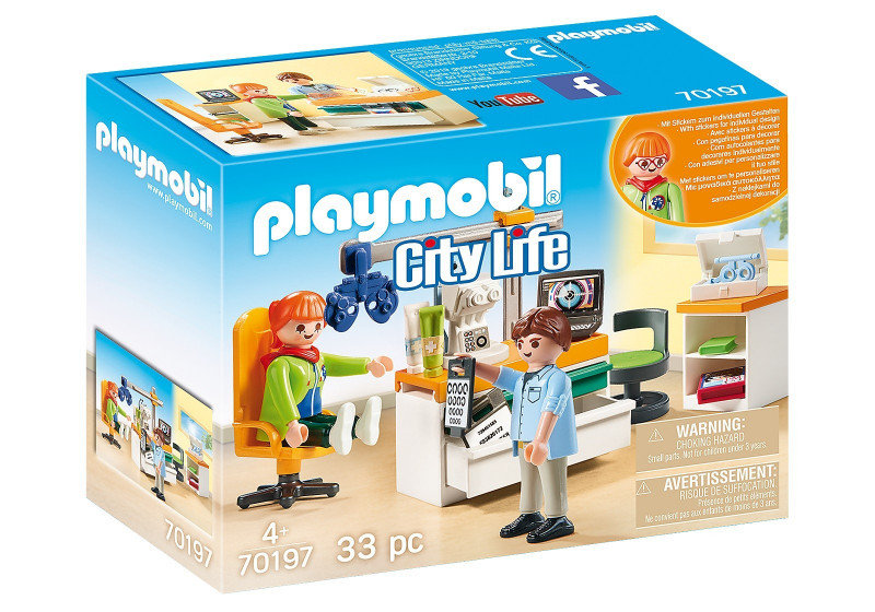 Playmobil City Life 70197 W specjalistycznym lekarzu: okulista, od 4 lat