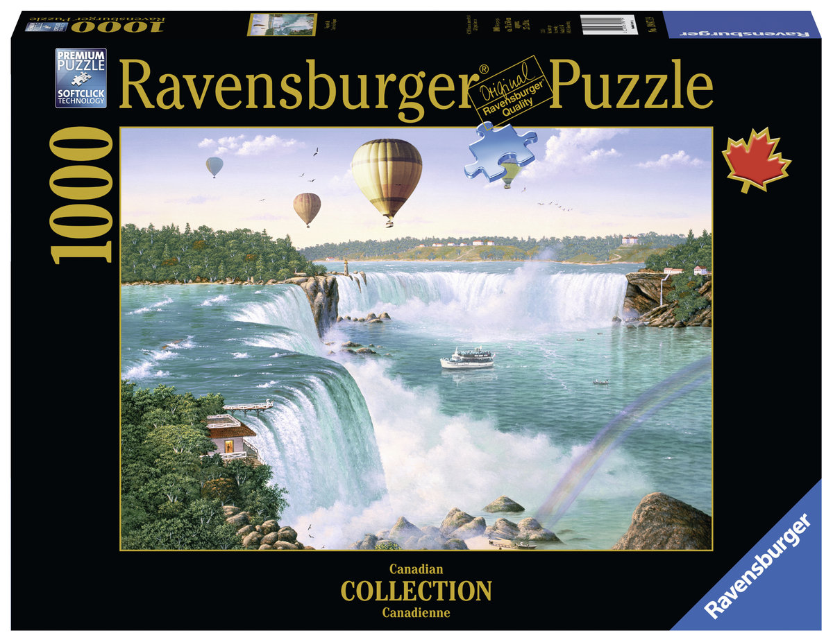 Ravensburger Puzzle 1000 elementów. Wodospad Niagara