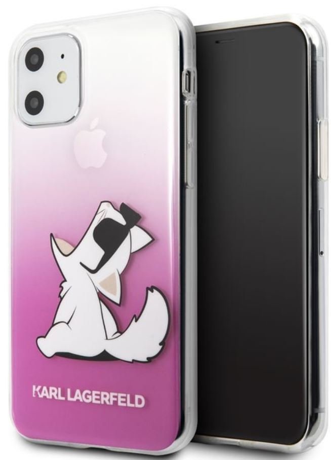 Karl Lagerfeld Choupette Fun Sunglasses Etui iPhone 11 Różowy (KLHCN61CFNRCPI)