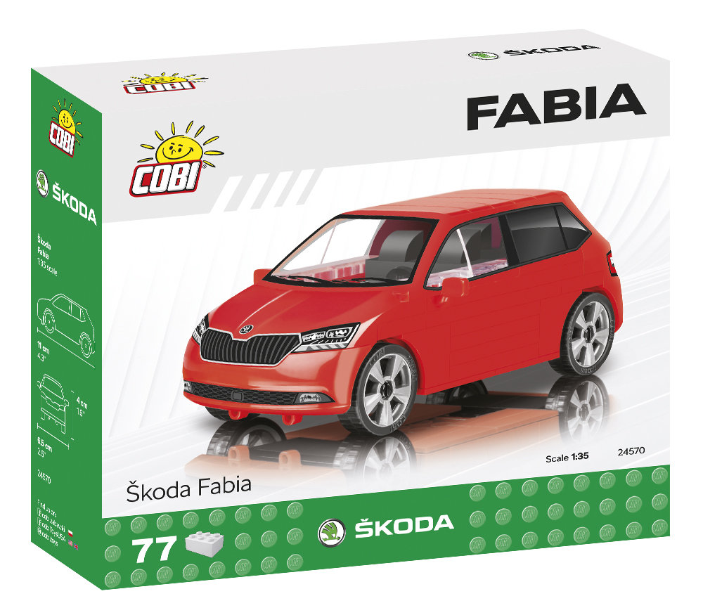 Cobi 24570 Cars Skoda Fabia 77kl