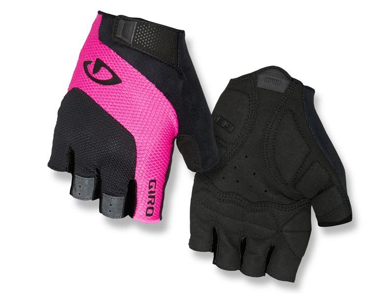 Giro, Rękawiczki kolarskie damskie, Tessa Gel black pink, różowy, rozmiar S